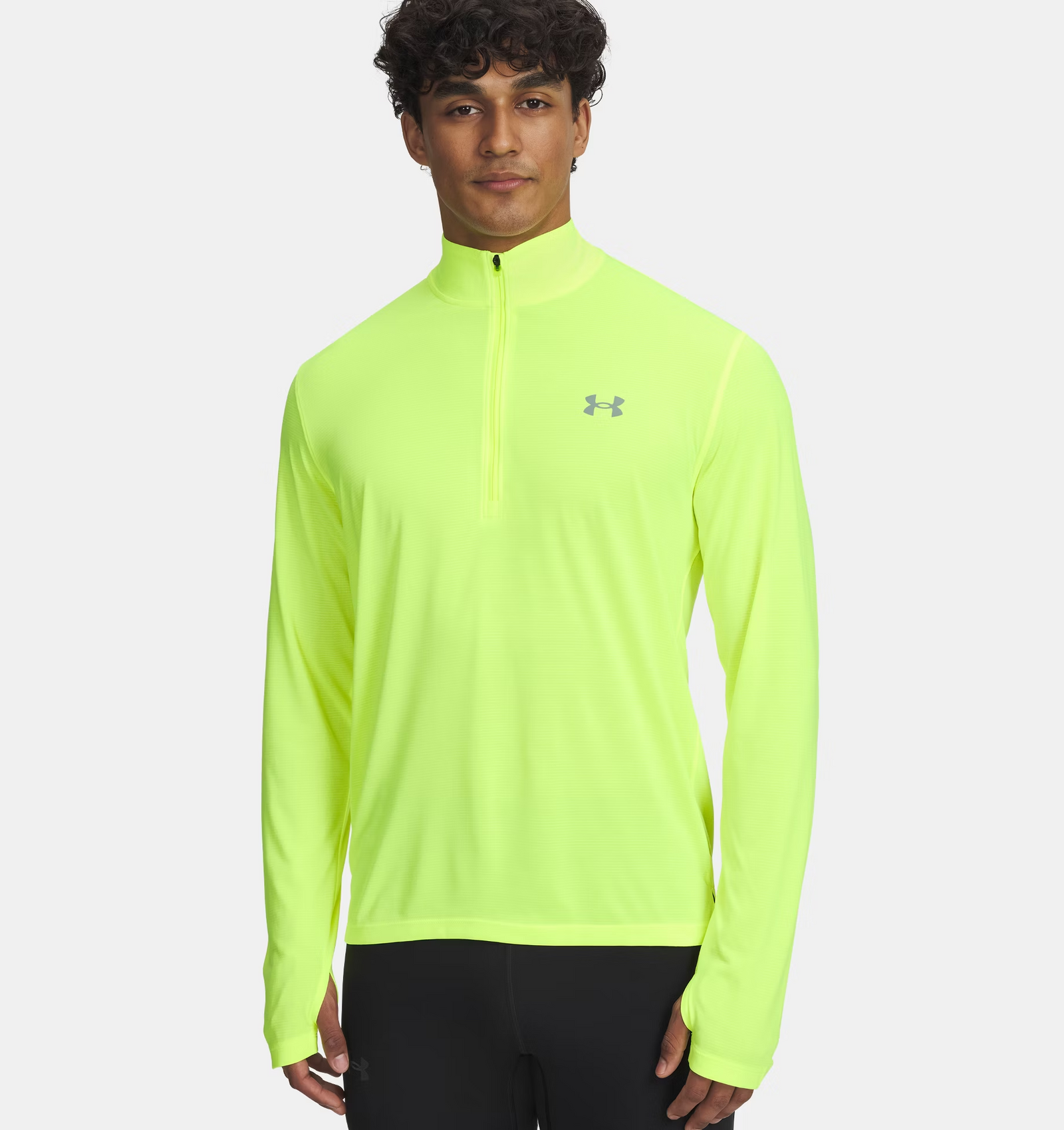 Pull Launch 1/4 zip Homme High Vis Yellow