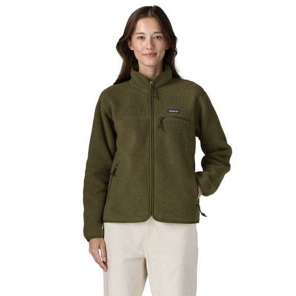 Frau Retro Pile Pullover Basin Green