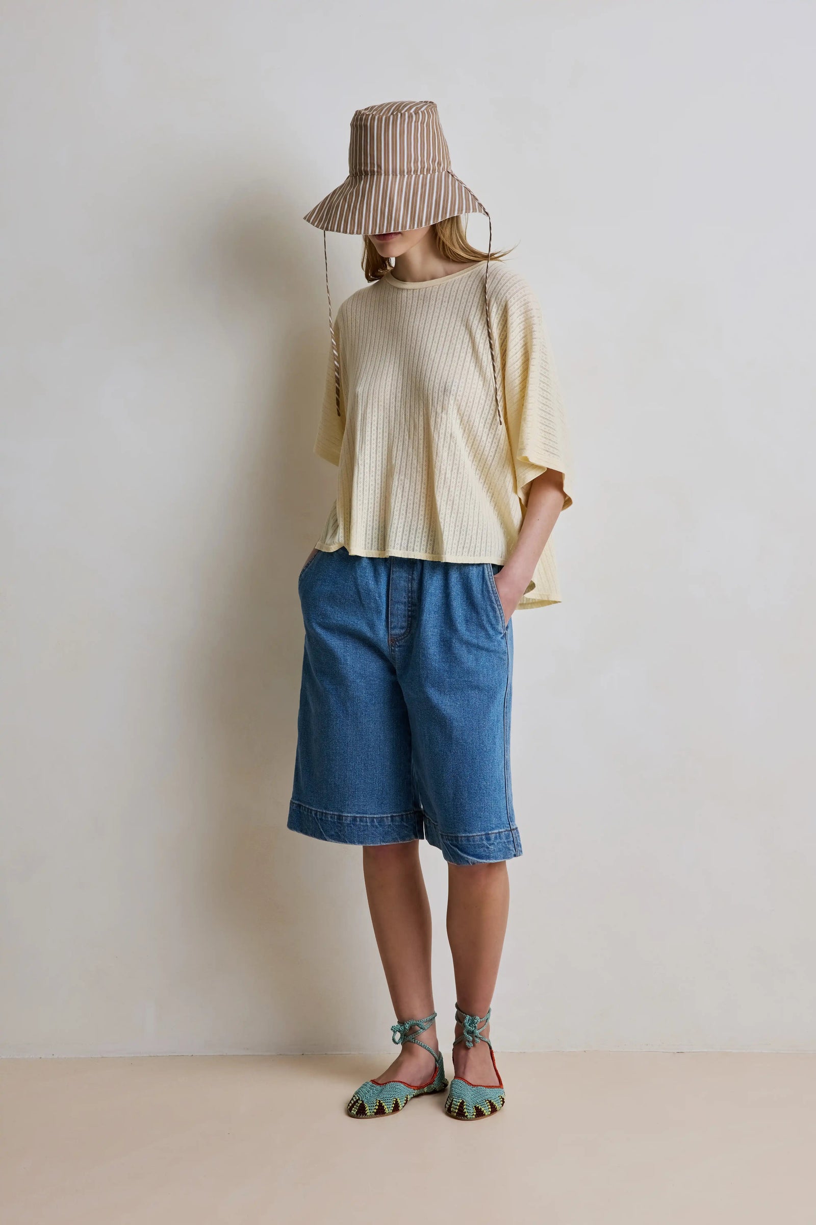 Frau Jiminy Kurze Hose Blue Jeans