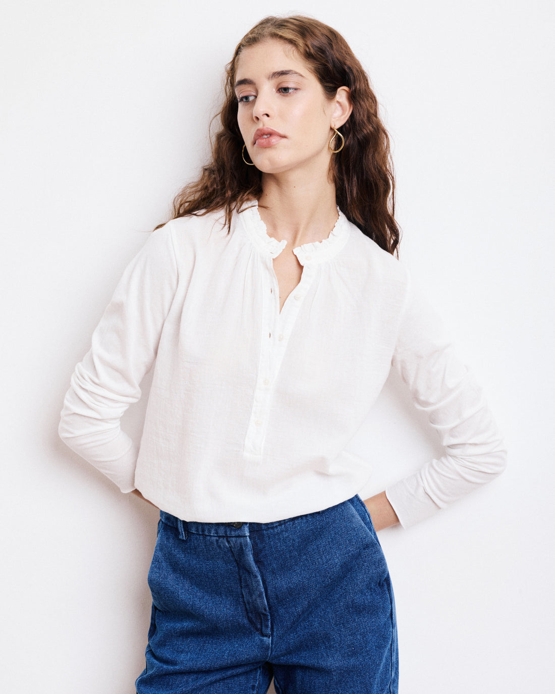 Women's Tumy Shirt Off White