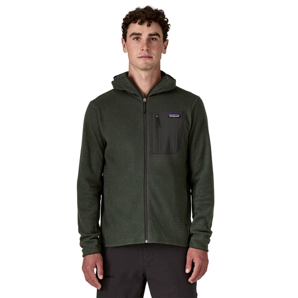 Maglia R1 Air Full-Zip Hoody Uomo Old Growth Green