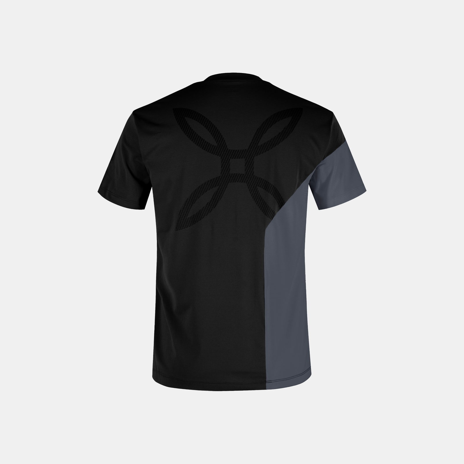 T-shirt Mix-Up Uomo Black/Piombo