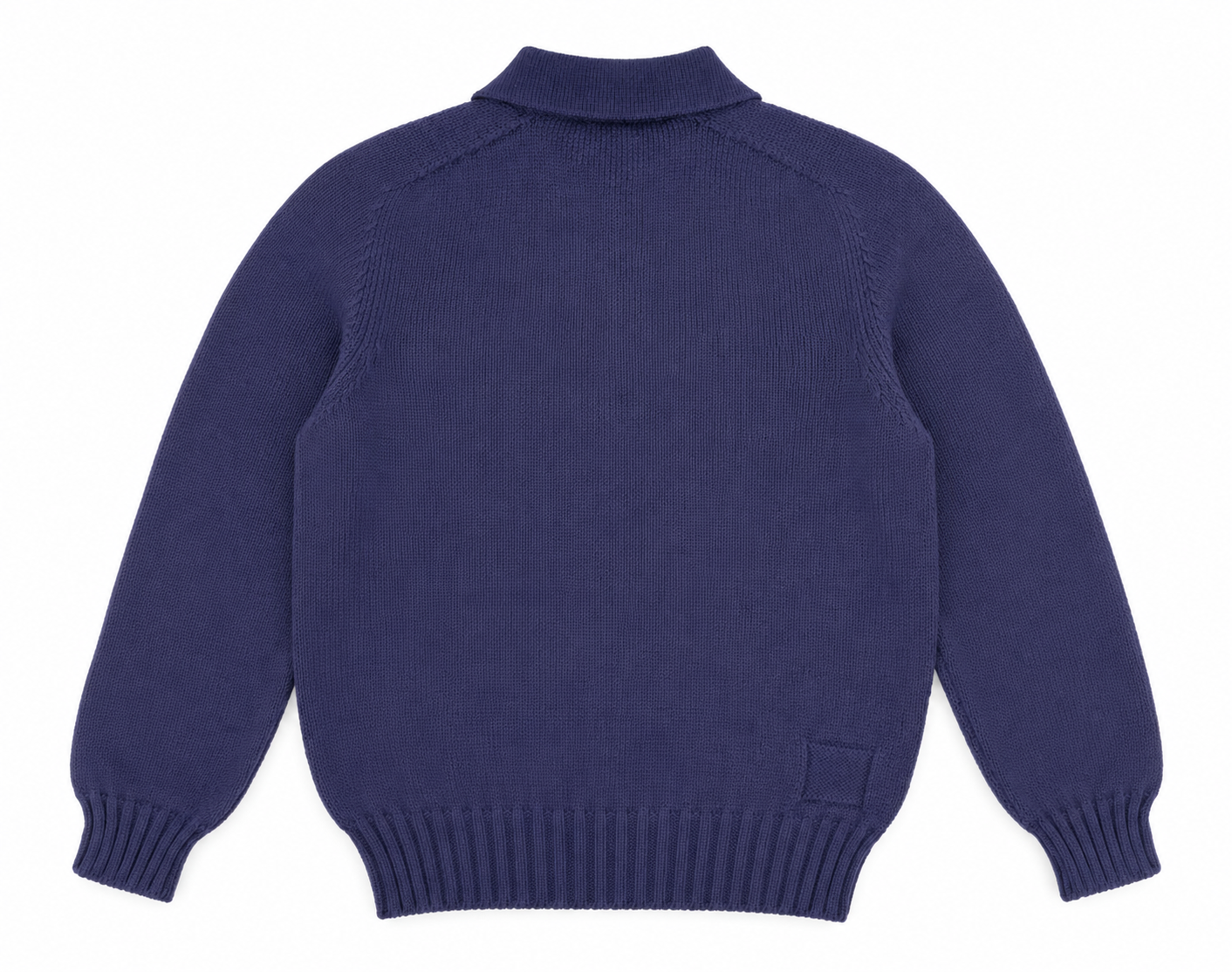 Mann Curtis Shetland Pullover Navy