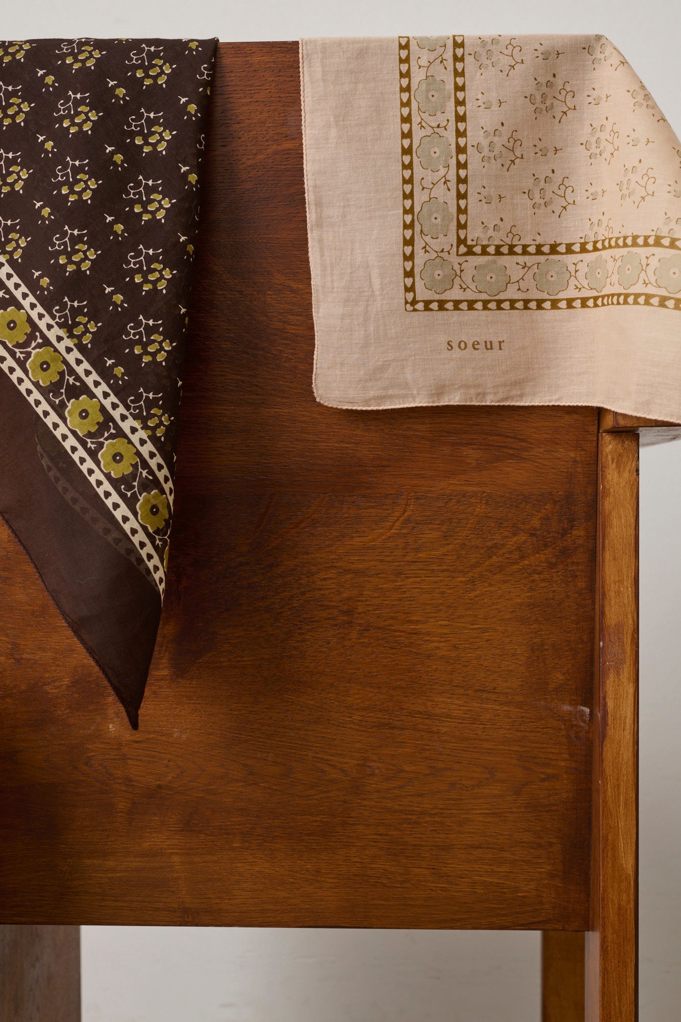 Bufanda Foulard Classiq Mujer Rose Blush/Beige