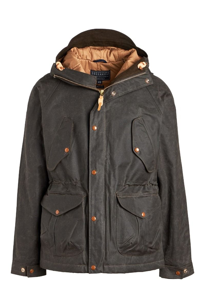Giacca Fisherman Wax Uomo Chocolate