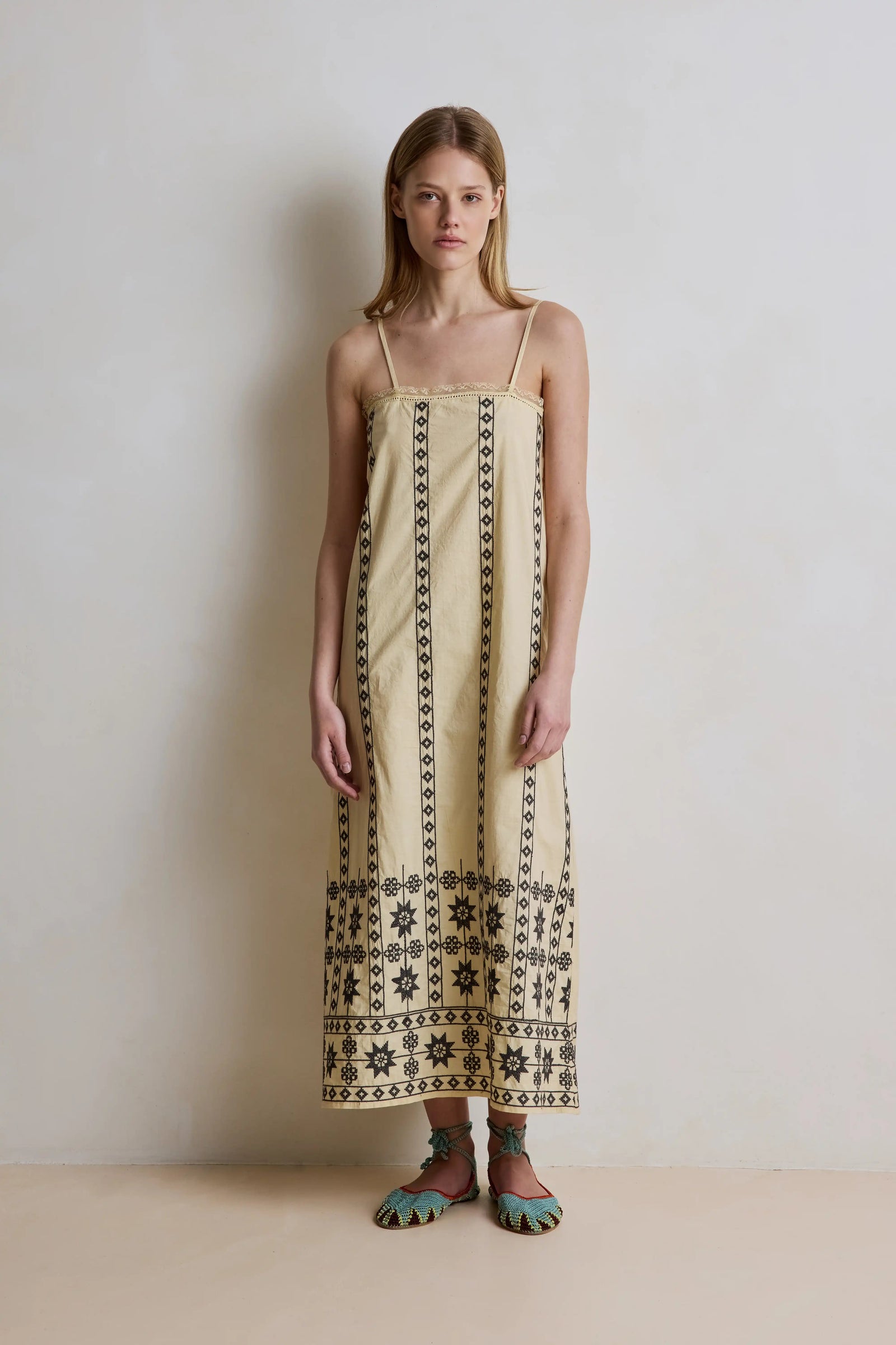 Frau Astre Kleid Champagne