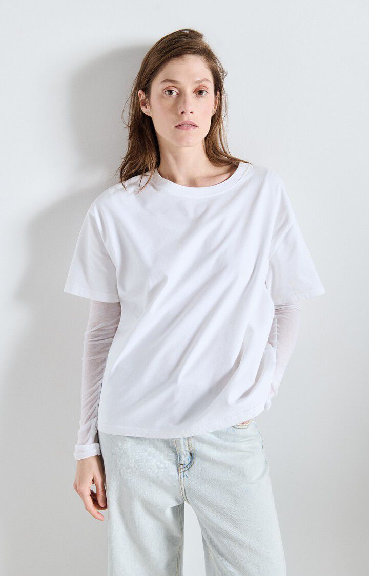 T-shirt Fizvalley Donna White