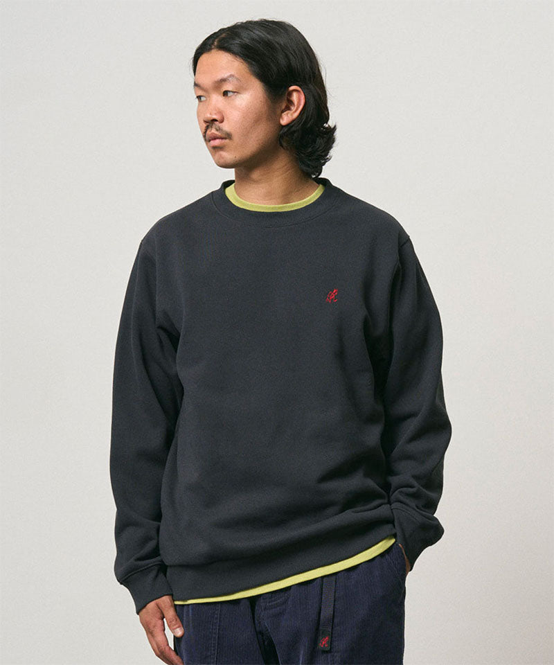 Maglia One Point Crew Uomo Vintage Black