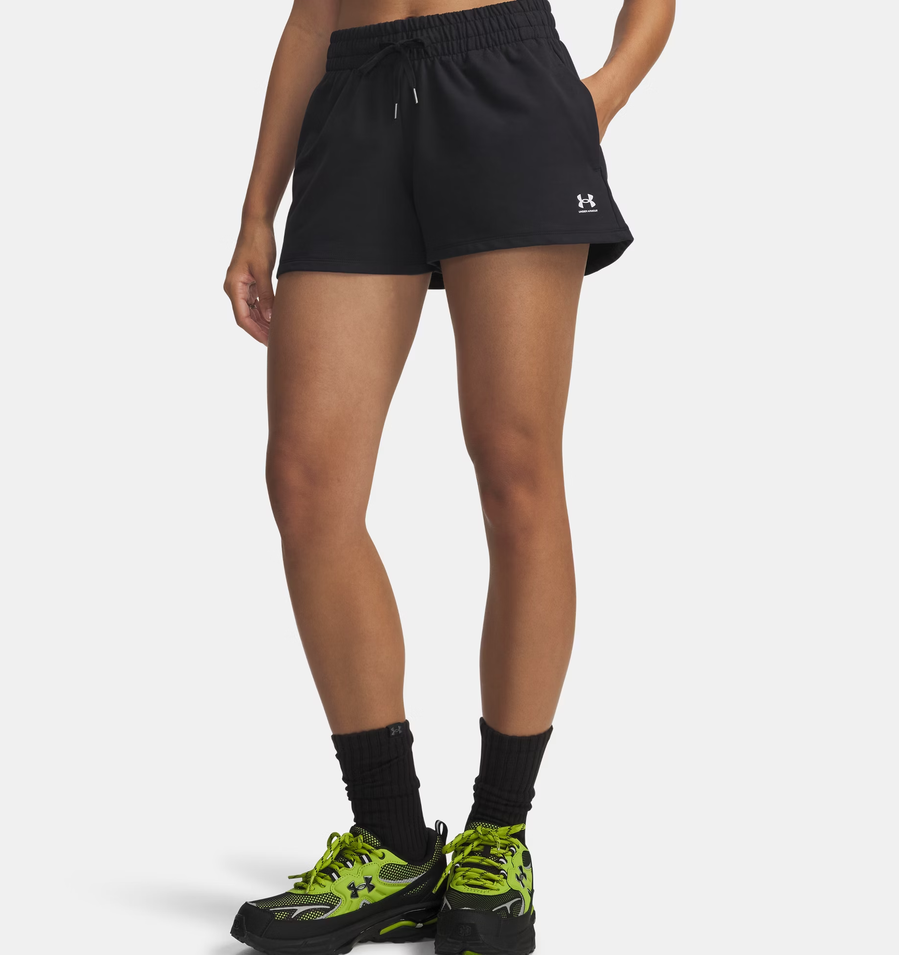 Pantaloncini Sport Terry Donna Black