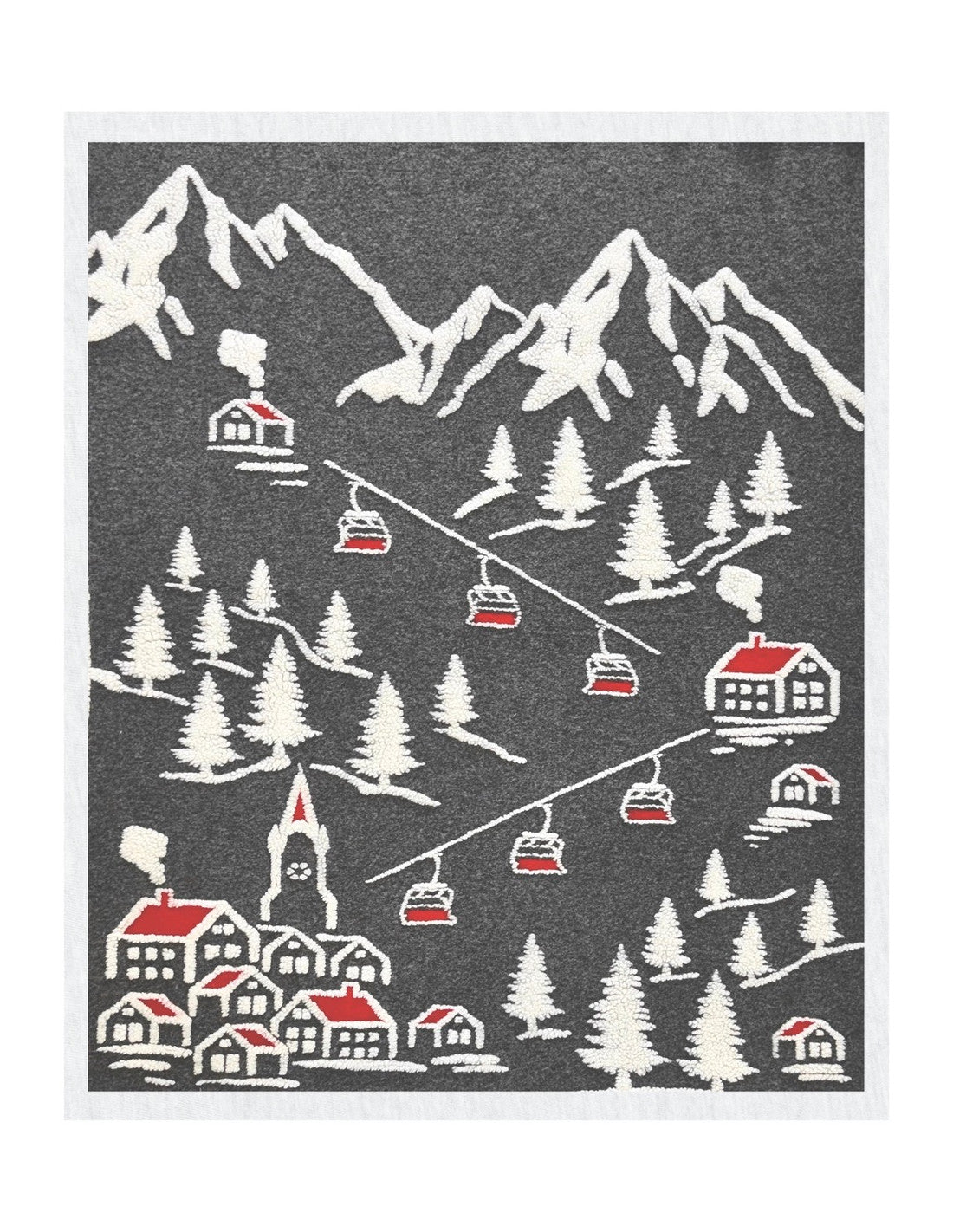 Coperta Villaggio Dark Ash