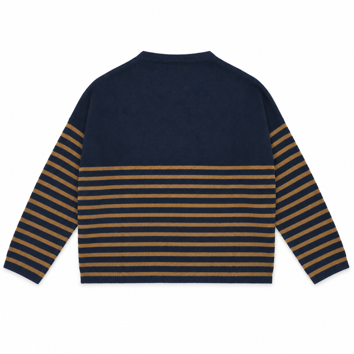 Maglia Sophie Stripe Donna Blue/Senape