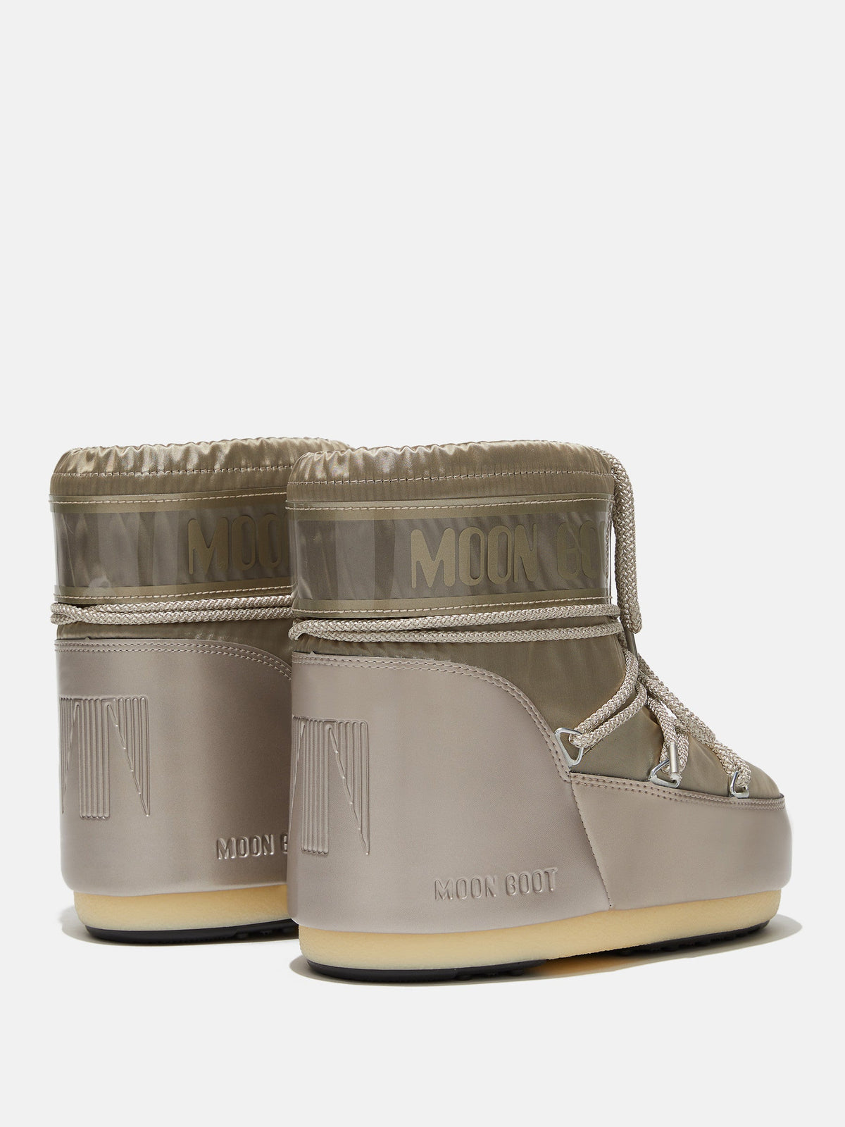 Bottines Icon Low Glance Femme Platinum