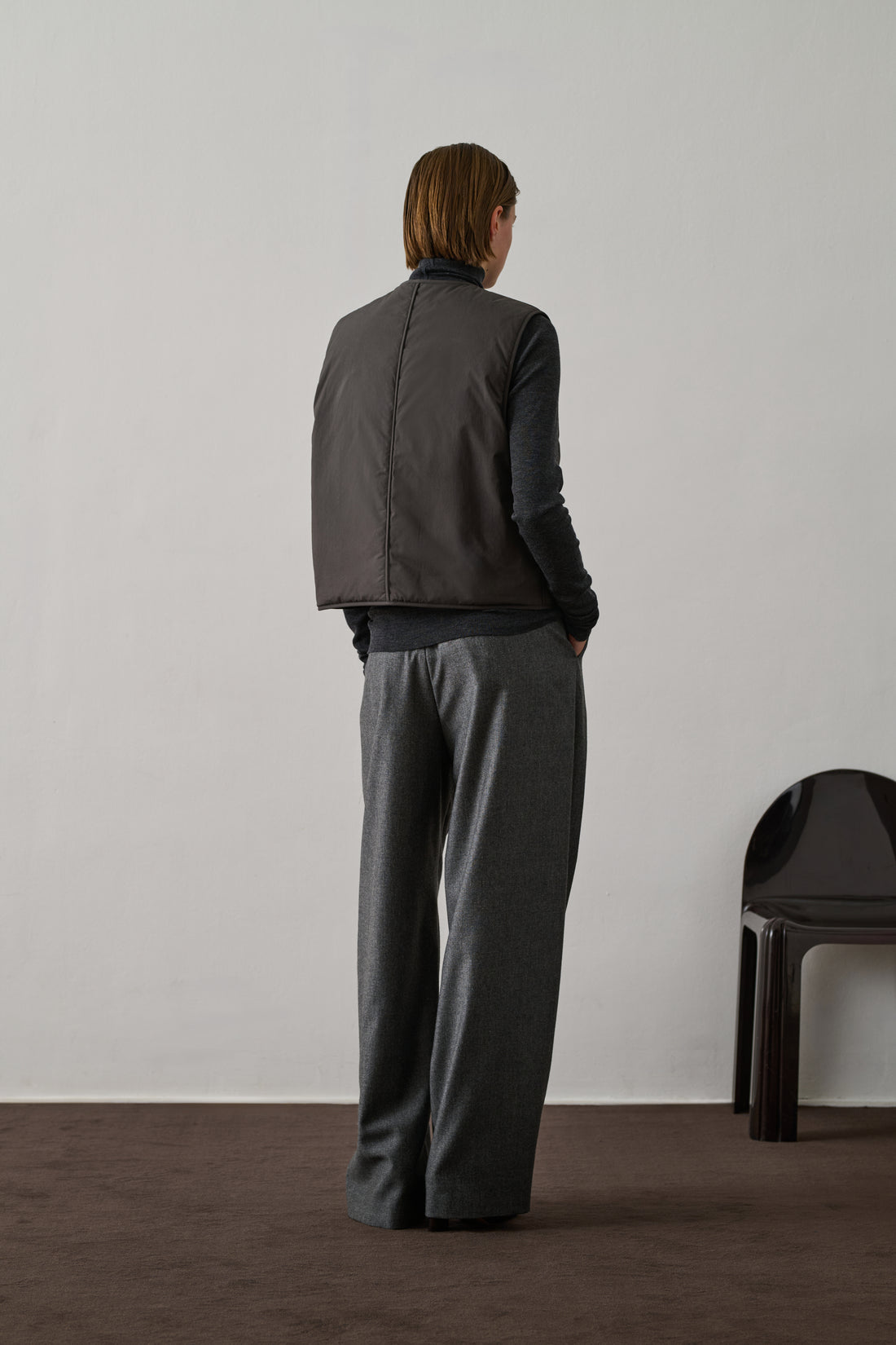 Gilet Desmond Femme Gris Fonce
