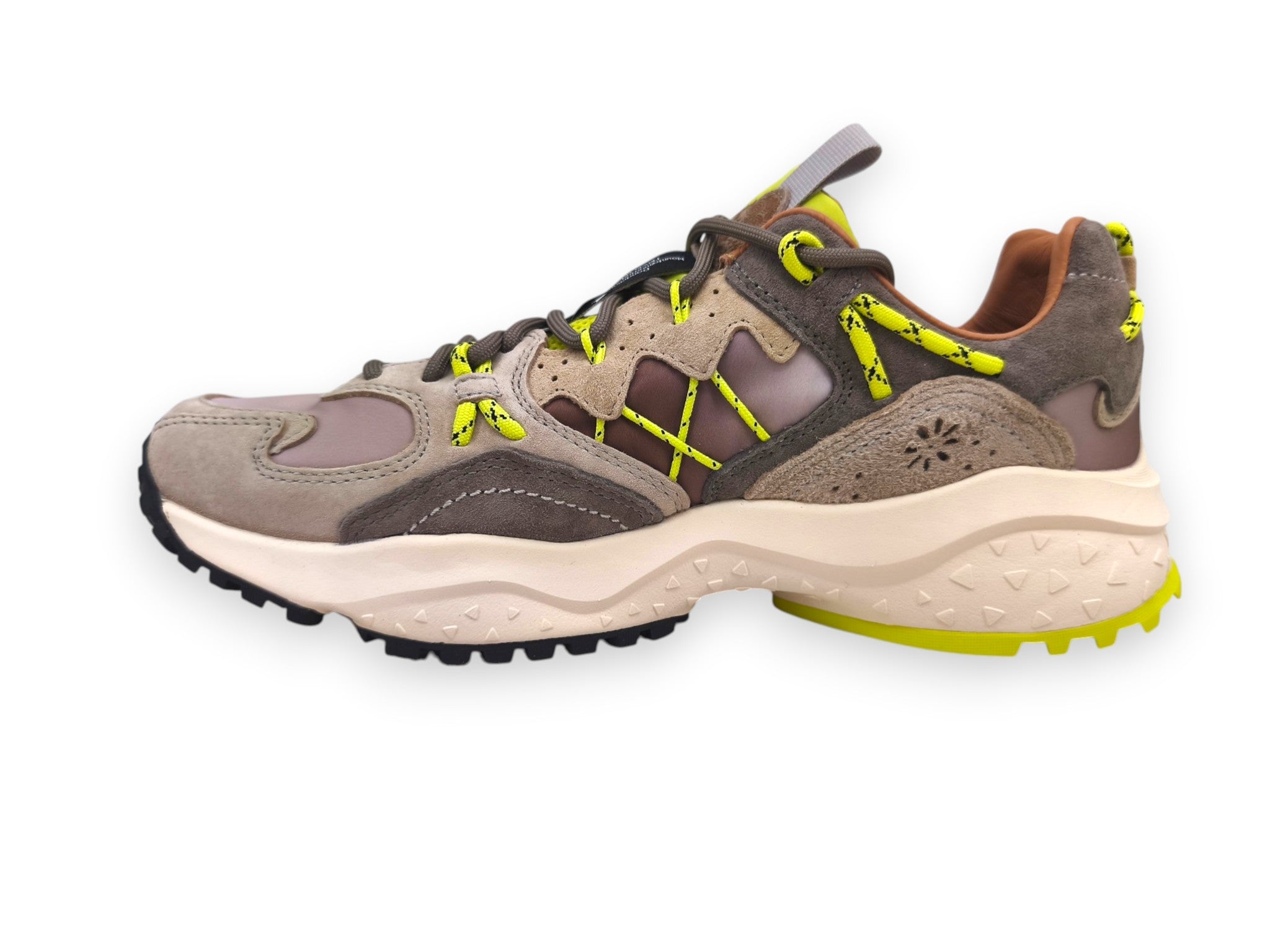 Scarpe Yamabushi Taupe/Lime