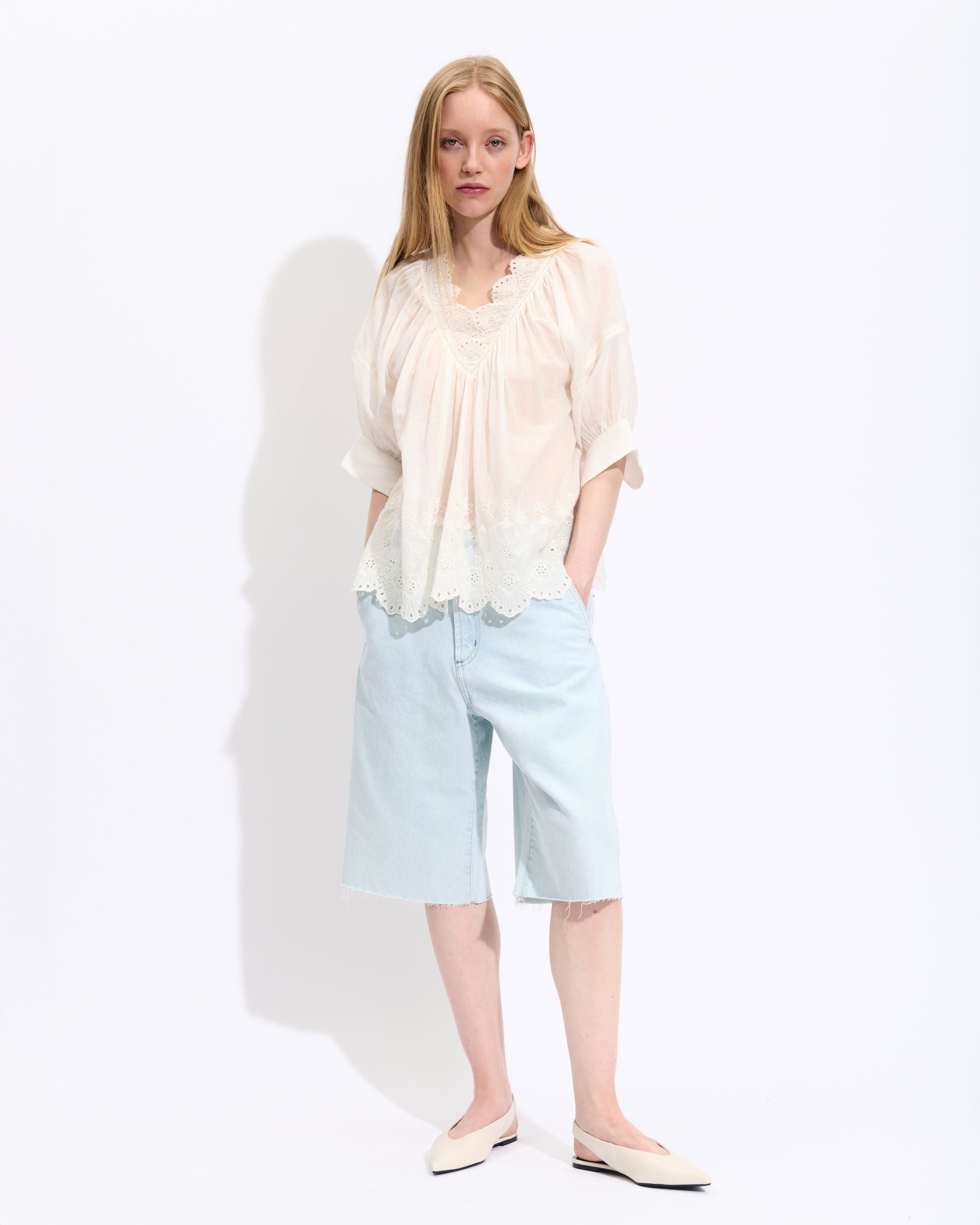 Women's Tito Blouse White