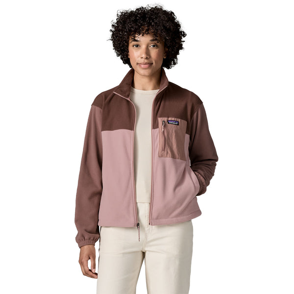 Pull Micro Patch Pocket Femme Fuzzy Mauve
