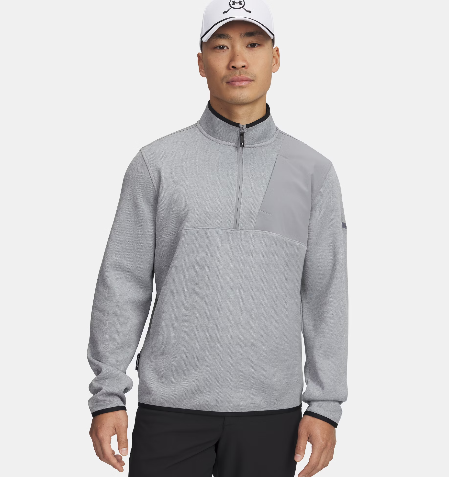 Maglia Drive SweaterFleece 1/2 Zip Uomo Steel