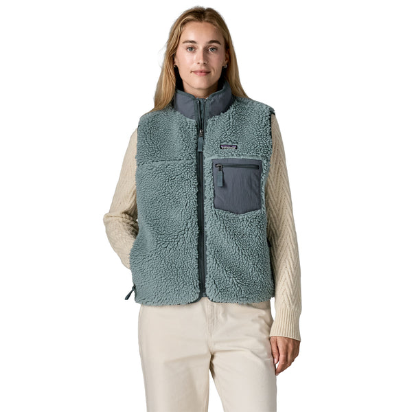 Gilet Classic Retro-X Fleece Donna Blue Sage