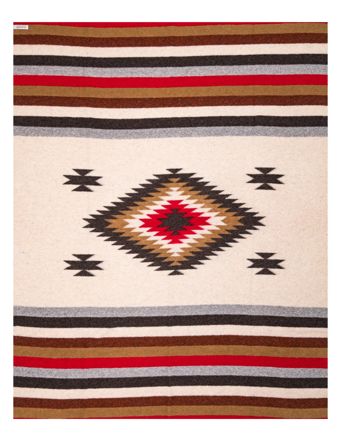 Cheyenne Plaid Narural/Red Indian