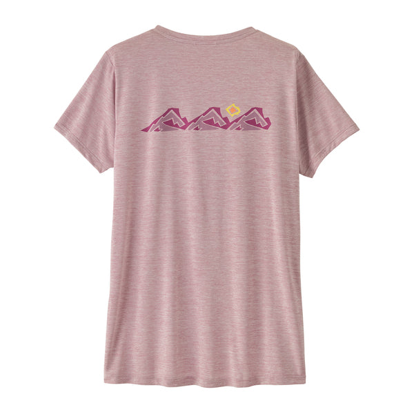 Camiseta Cap Cool Daily Trailcheck Mujer Quiet Violet