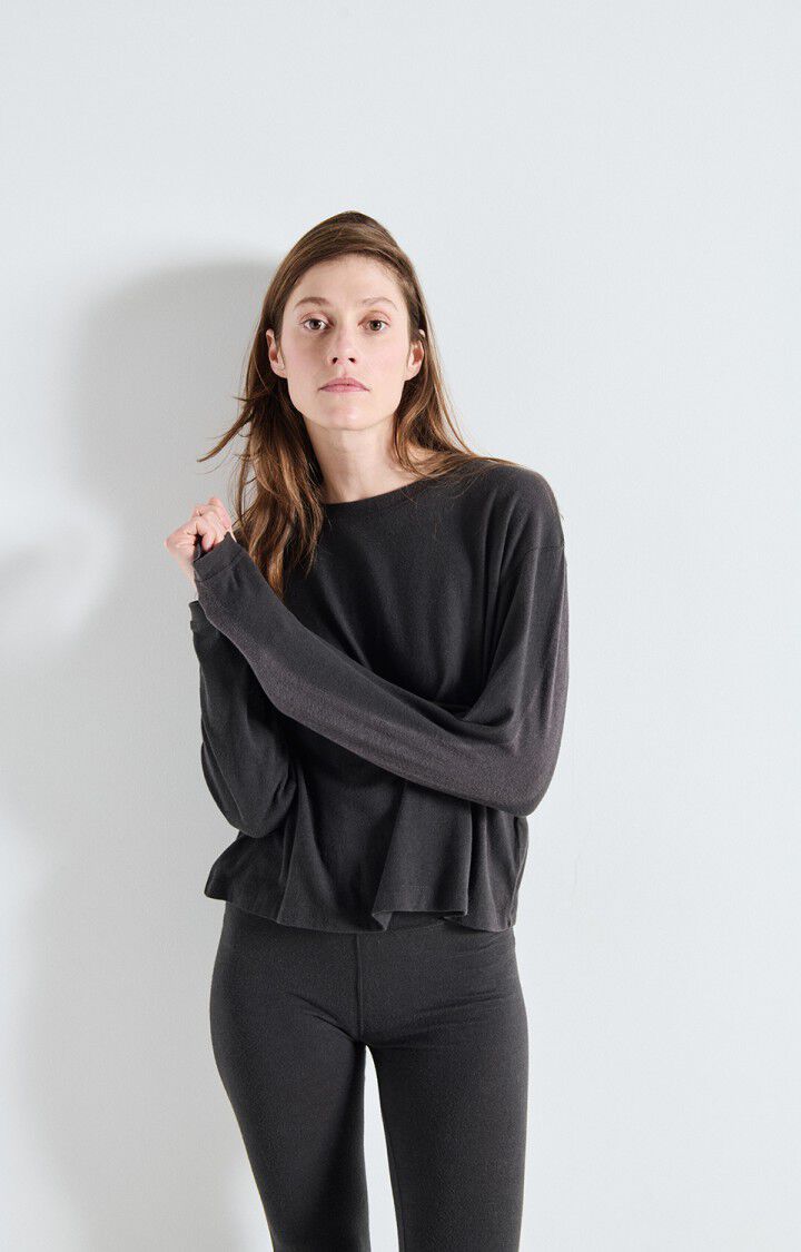Pull Ypawood Femme Carbon Melange
