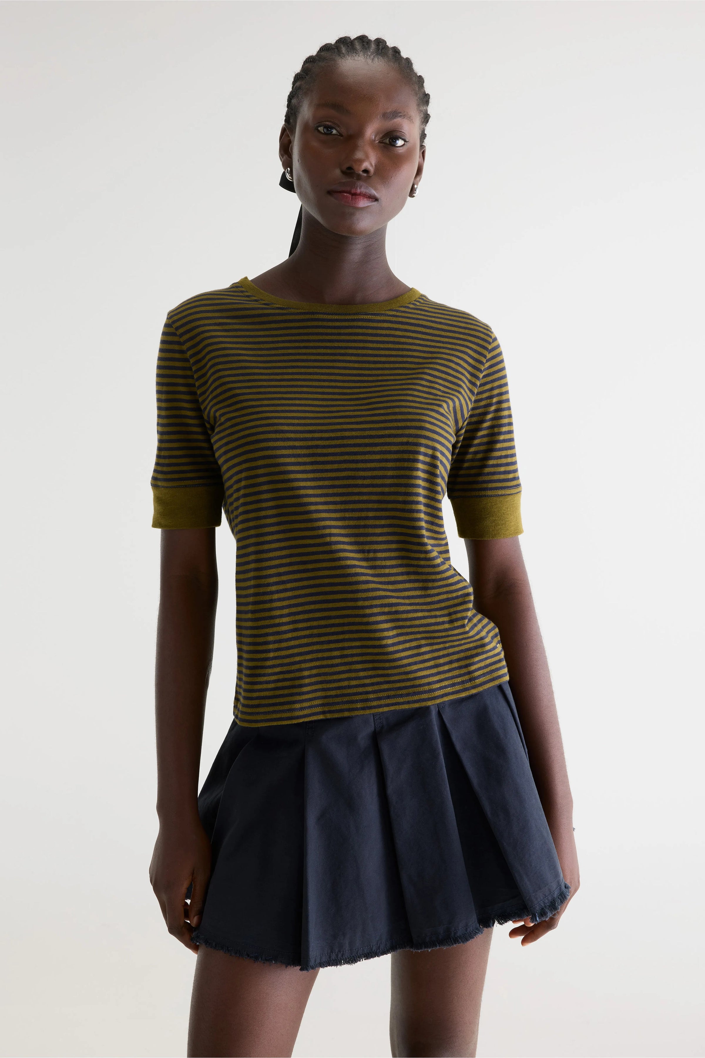 T-shirt Cias Slim Donna Navy/Olive