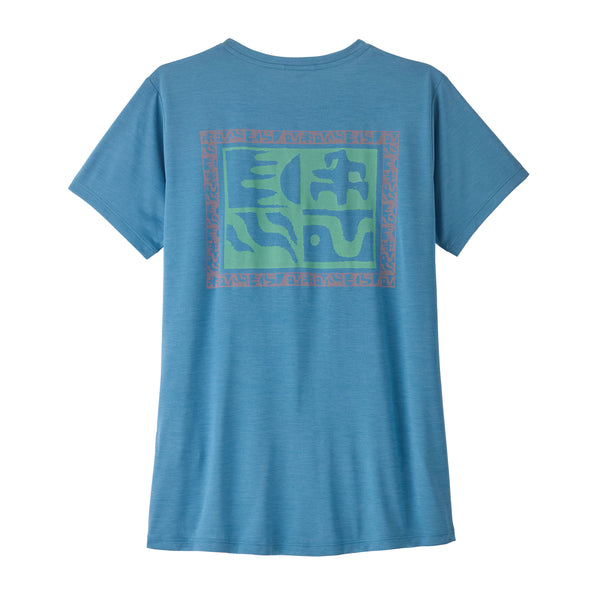 T-shirt Cap Cool Daily Mother Rays Donna Shore Blue