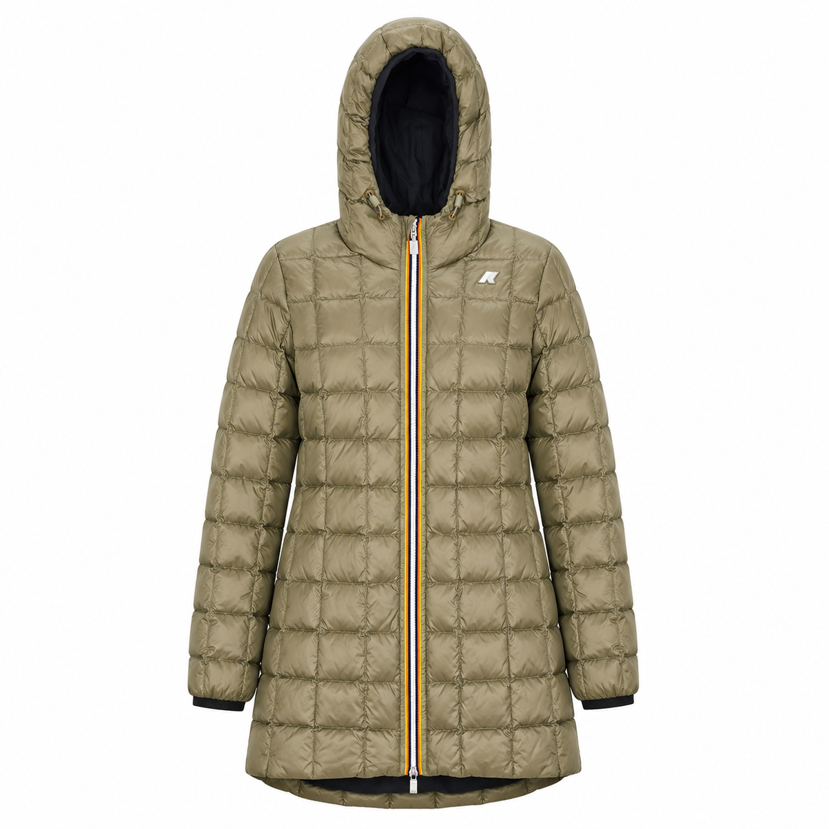 Kway | Plumifero Denise St Thermo Double Mujer Black Pure/Green Army