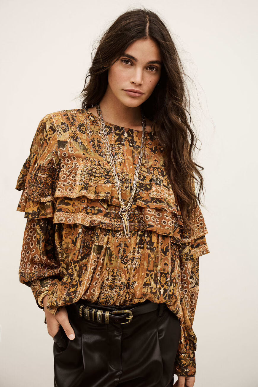 Camicia Pixie Donna Ocre