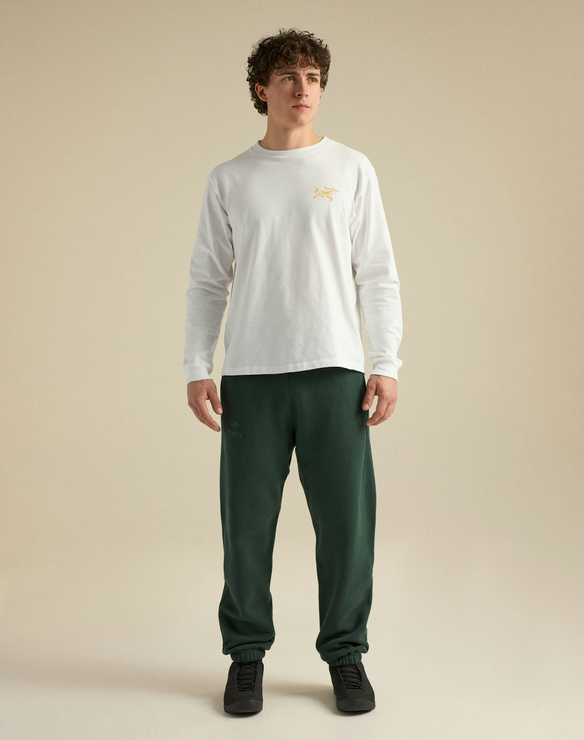 T-shirt Kragg Cotton Uomo White Light/Larch