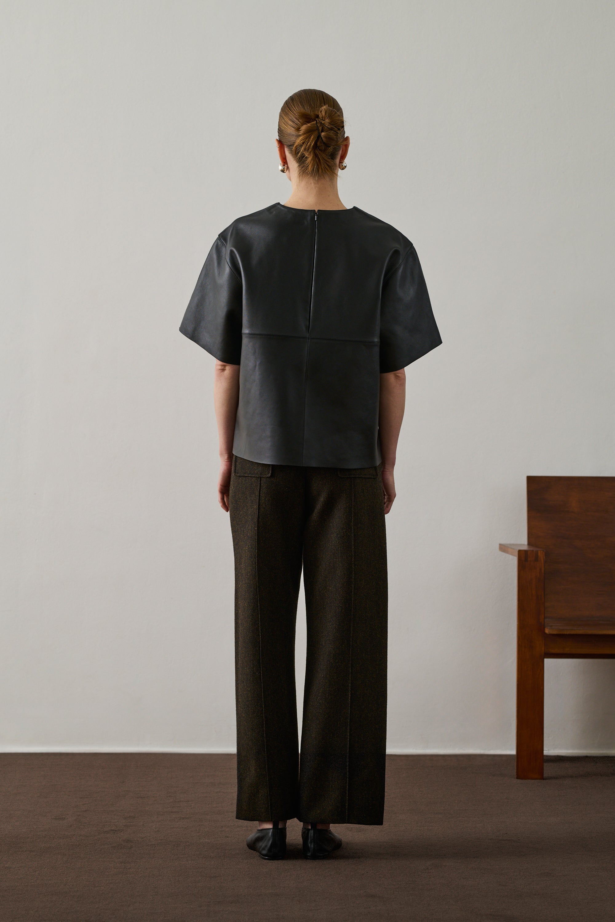 Pantaloni Harry Donna Kaki/Noir