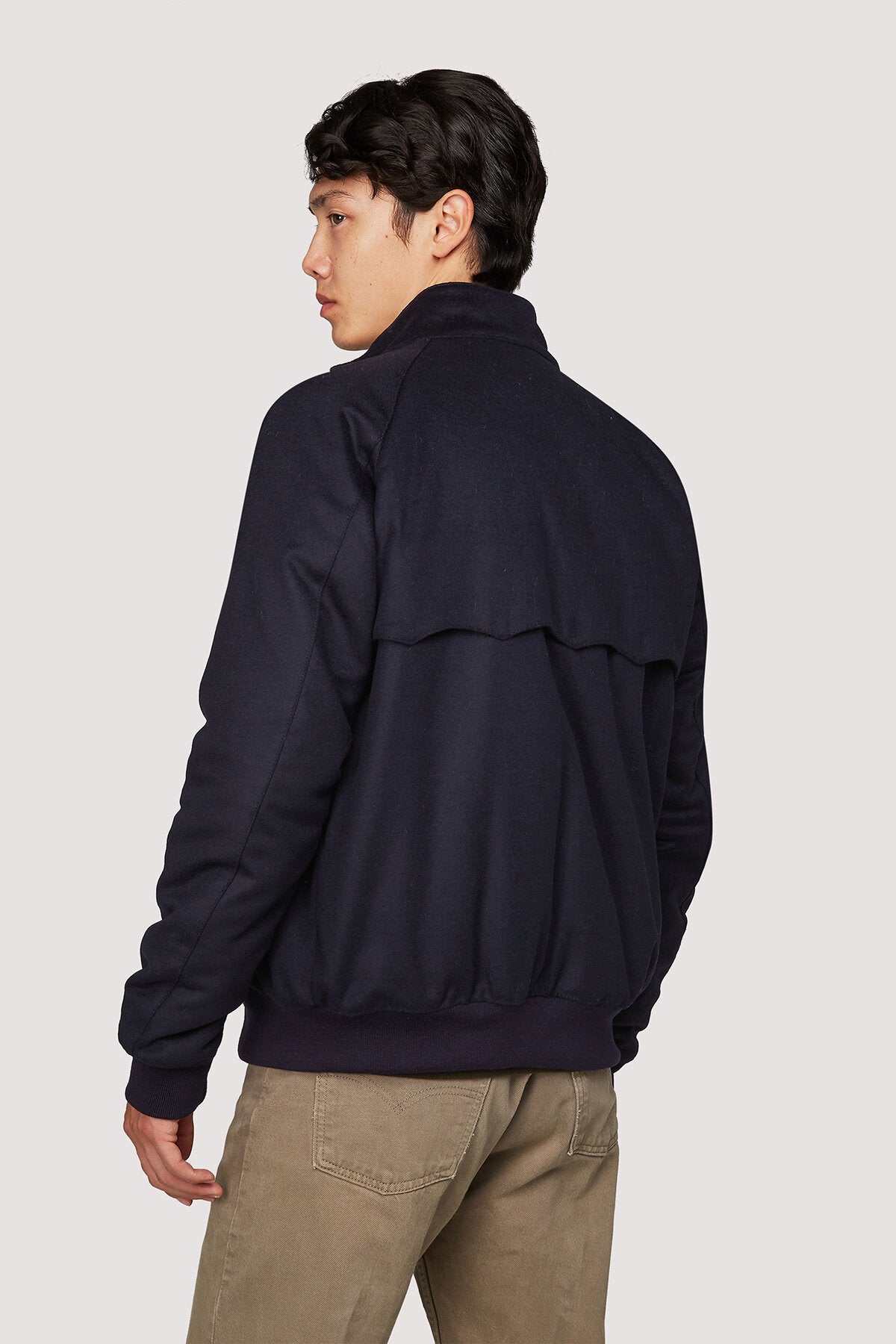 Mann G9 Melton Jacke Deep Blue