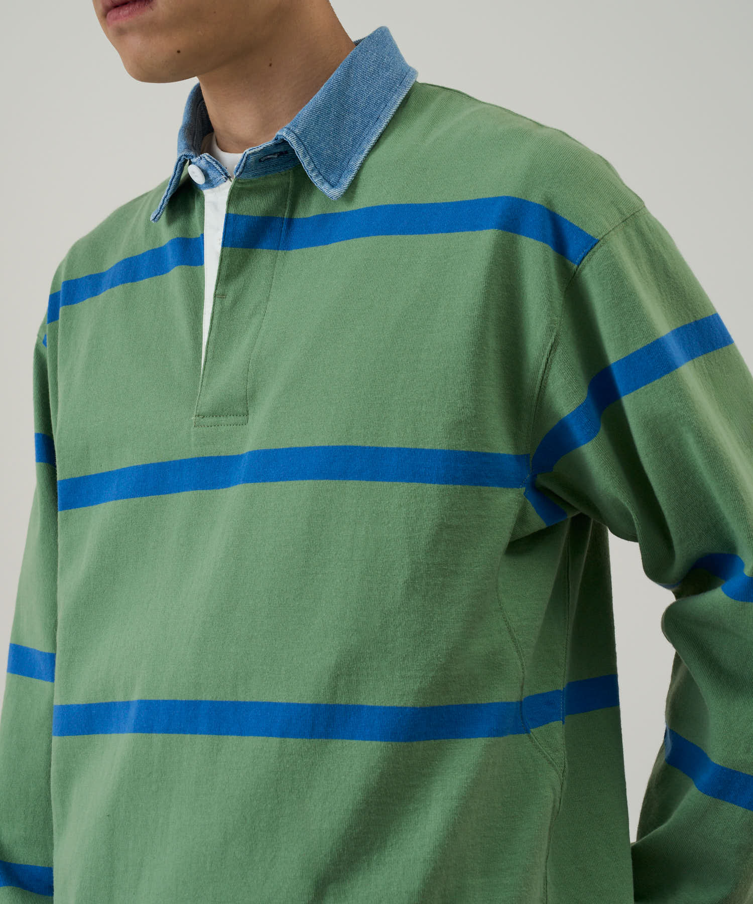 Maglia Langdon Rugby Uomo Olive/Blue