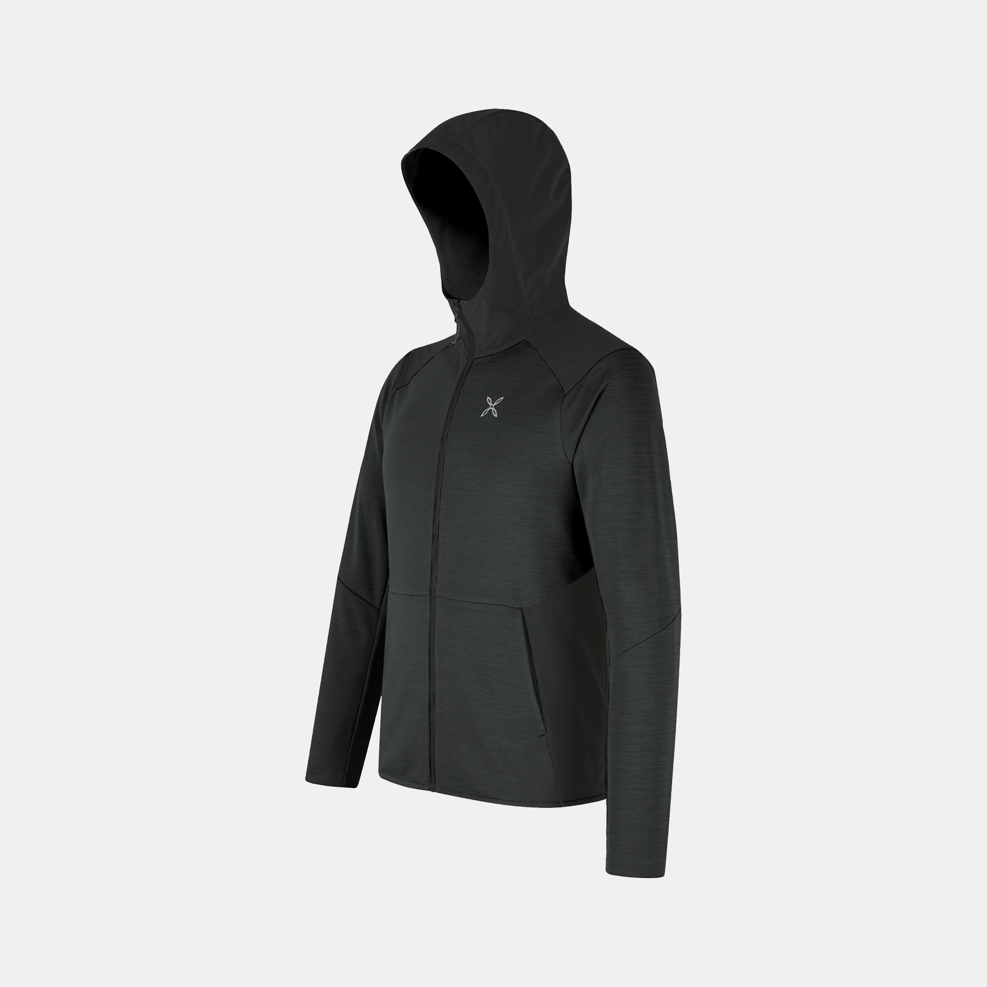 Men's Timeless Mix Hooded Jumper Antracite