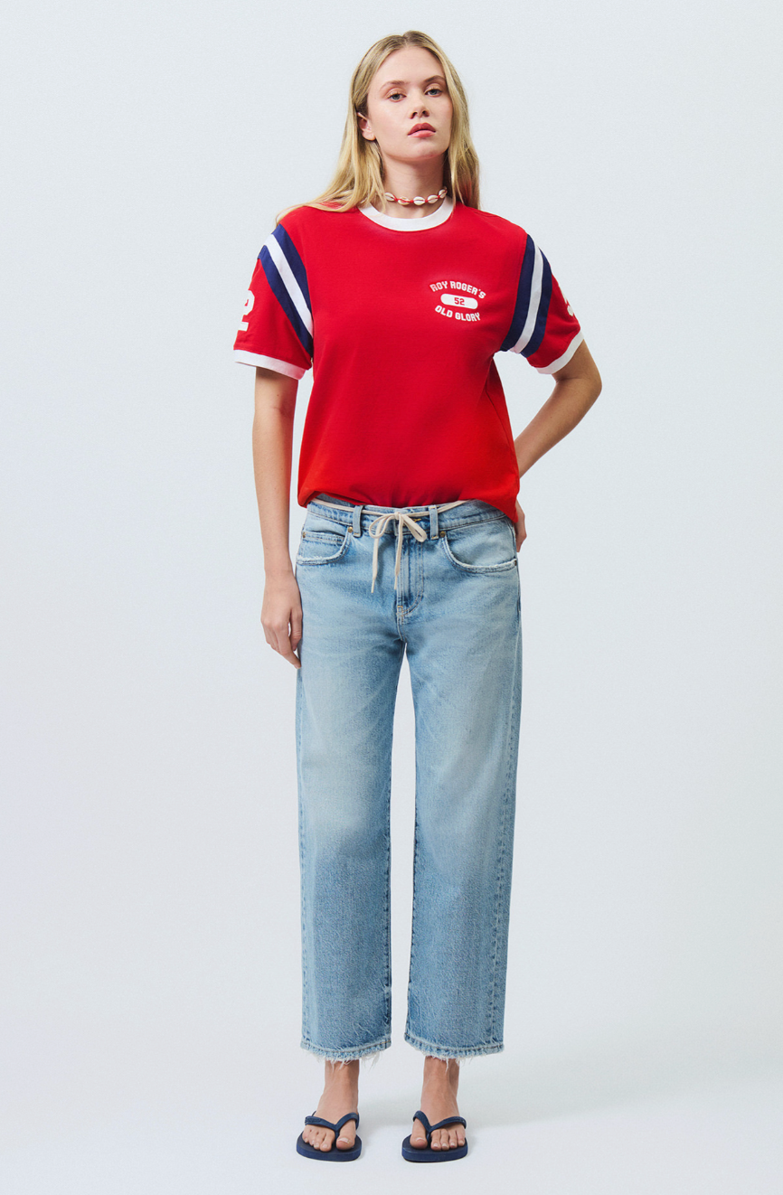 Pantaloni New Oscar Old Glory Donna La Finca Demin