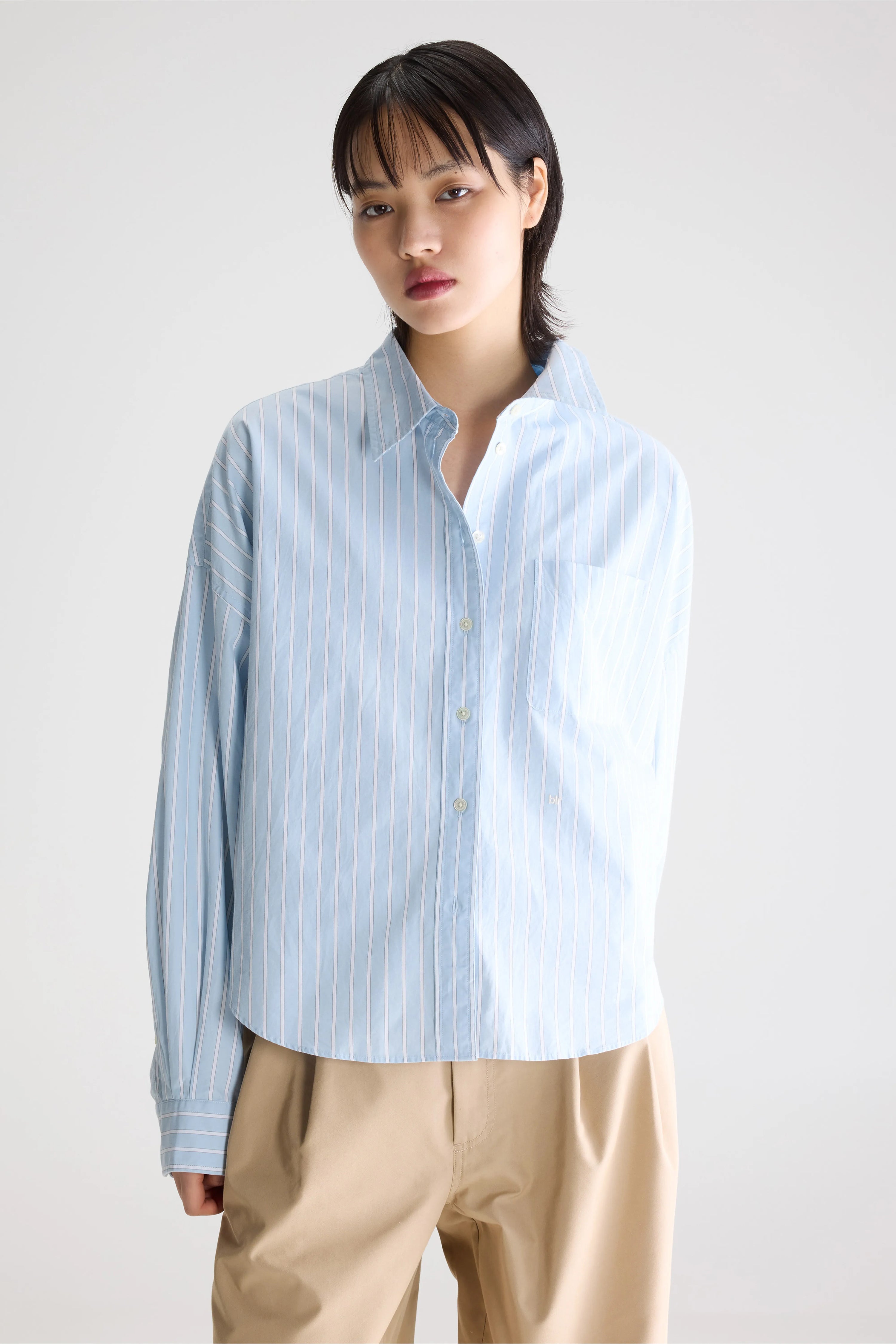 Camicia Ginger Donna Black/Mist/White