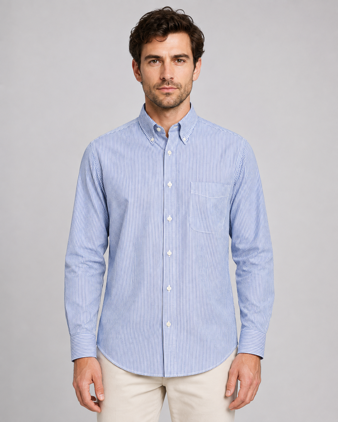 Camisa Pitt Hombre Blu