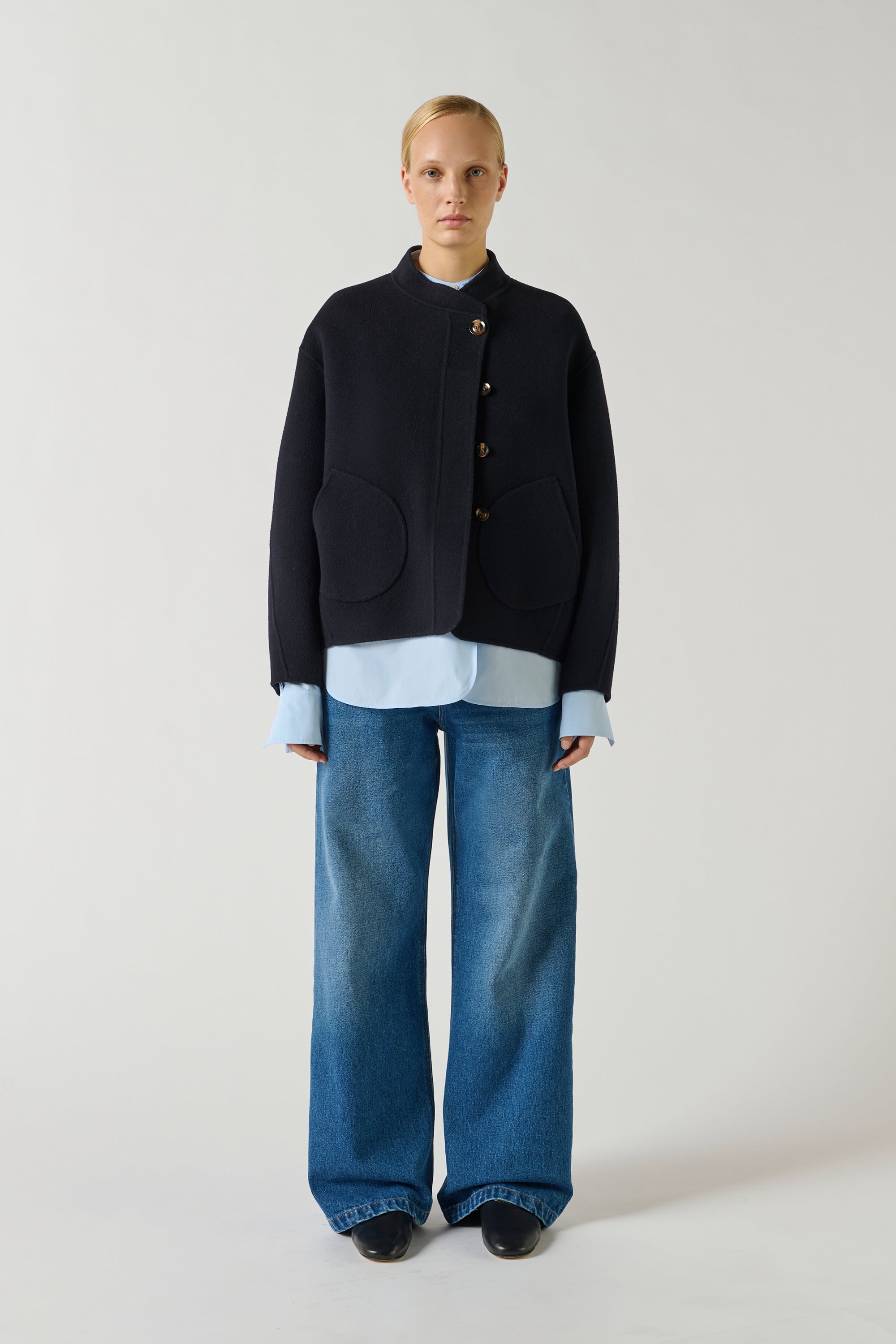 Giacca Windsor Donna Deep Navy