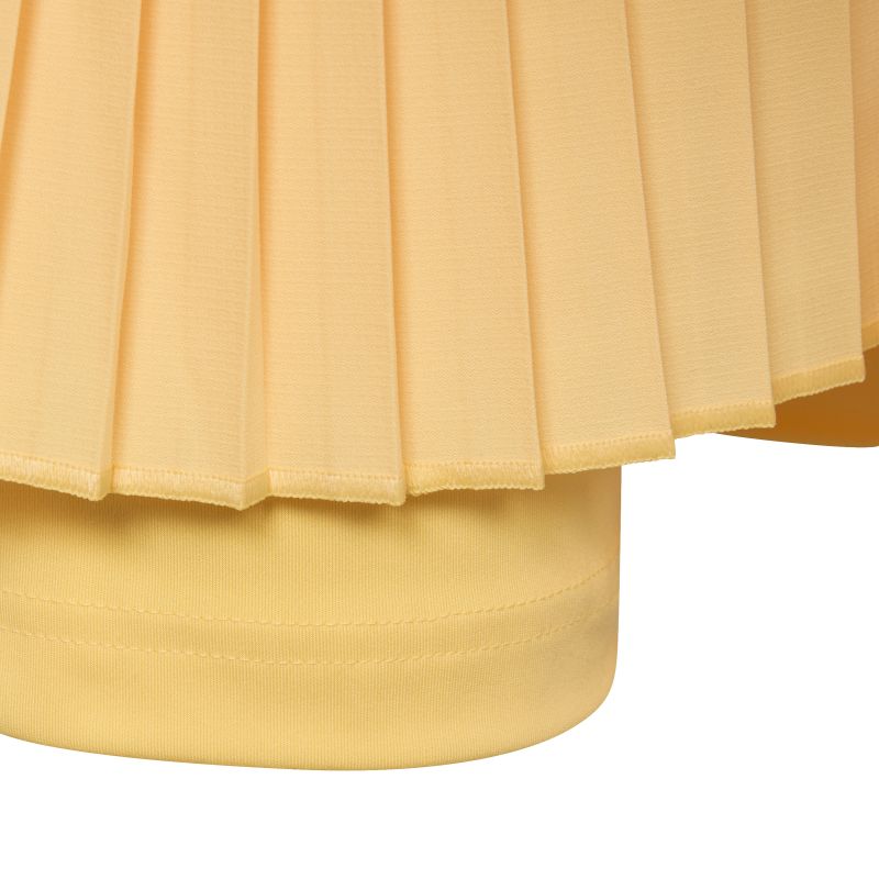 Gonna G Club Pleated Bambina Ice Tangerine