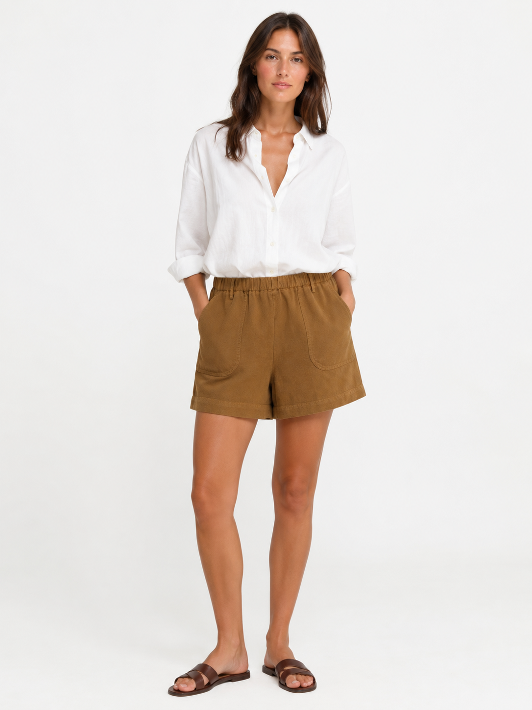 Pantaloncini Stefi Donna Fauve