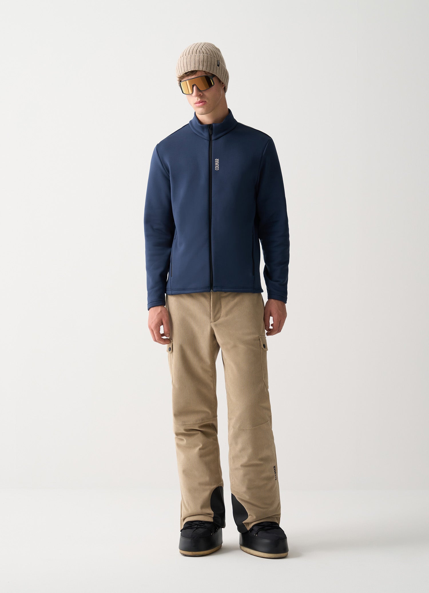 Maglia Stretch Uomo Blu Navy