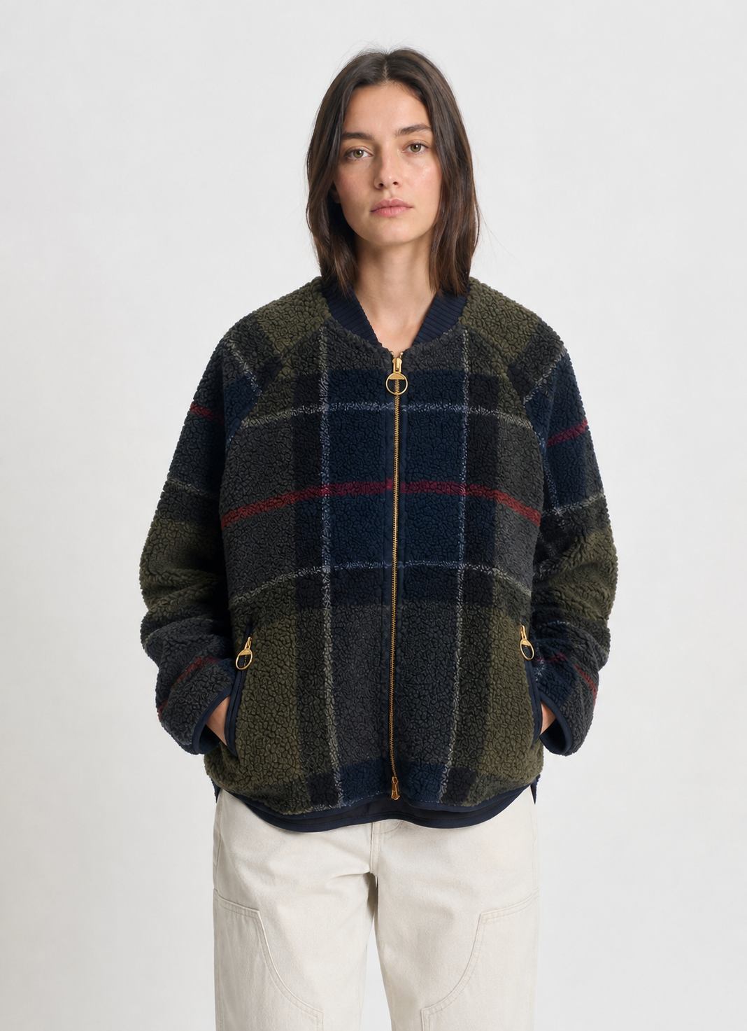Veste Kirkless Fleece Femme Shadow Classic Tartan