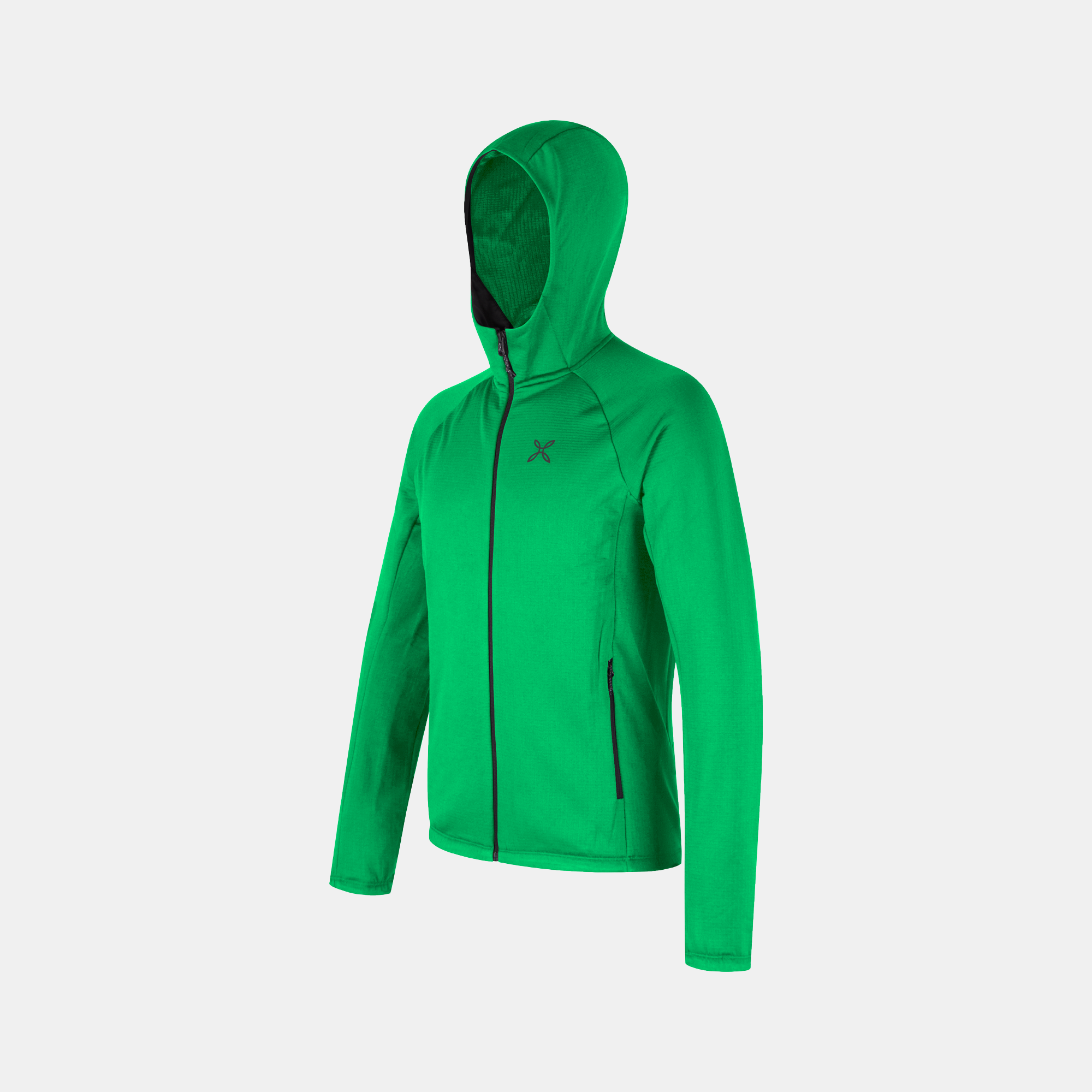 Pull Fadis Grid Hooded Homme Vibe Green