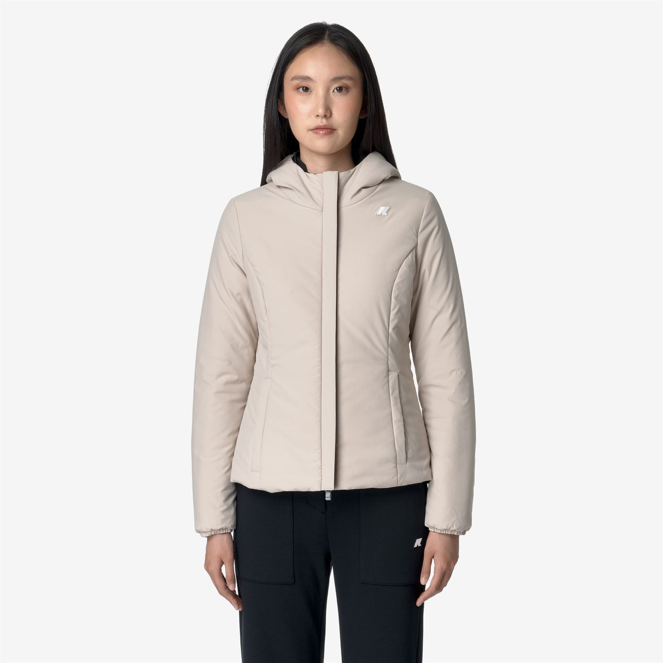 Chaqueta Lily Stretch Warm Double Mujer Black Pure/Beige Cashmere