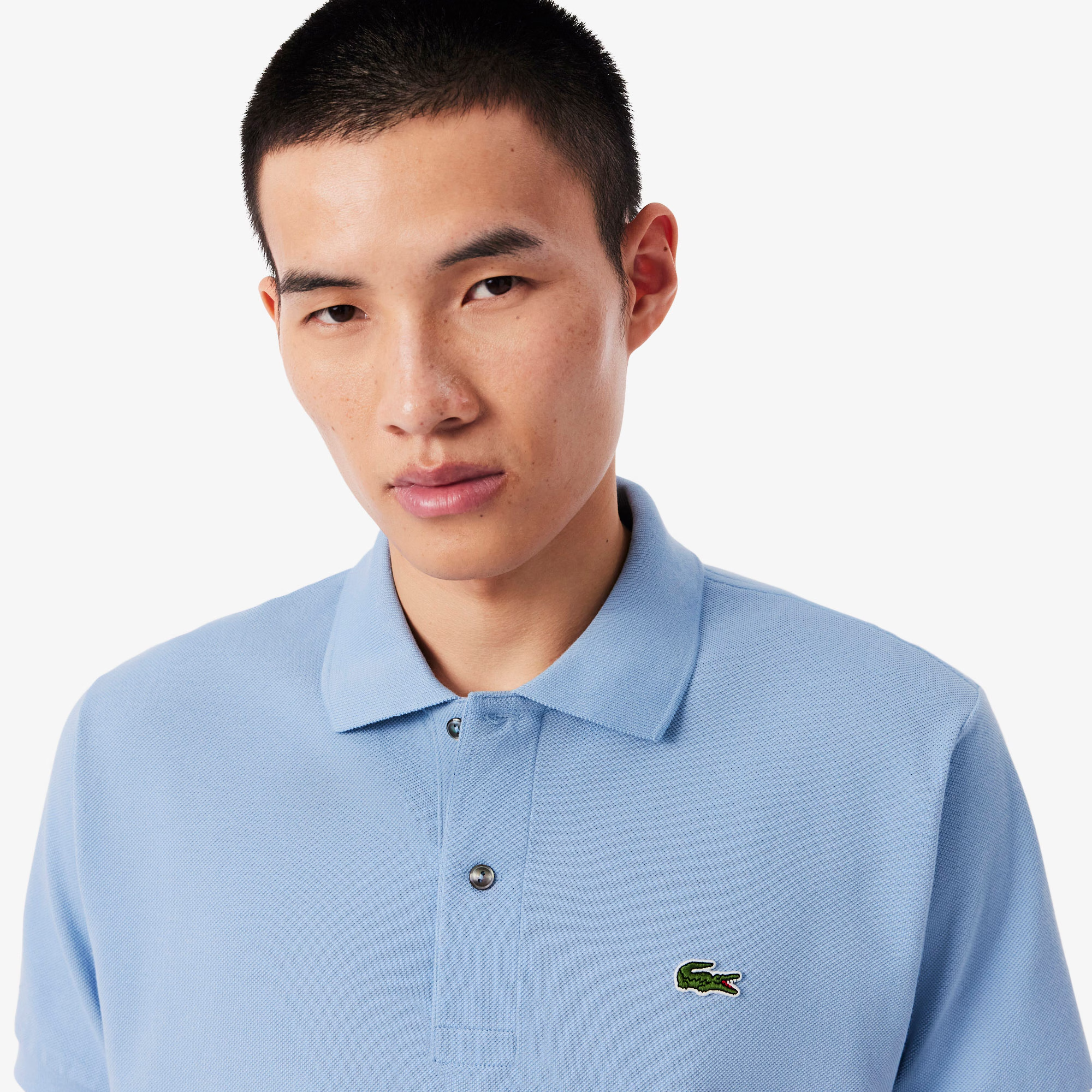 Polo Classic Fit Uomo Light Blue