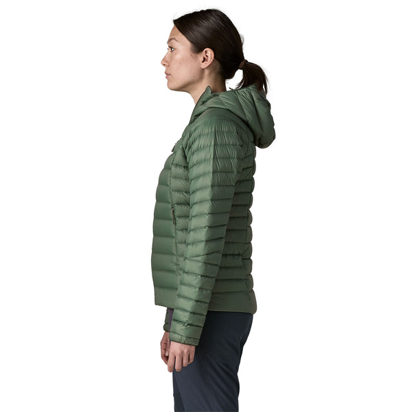 Women's Down Sweater Hoody Down Jacket Canopy Green