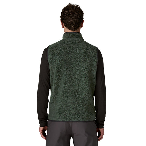 Gilet Retro Pile Uomo Old Growth Green
