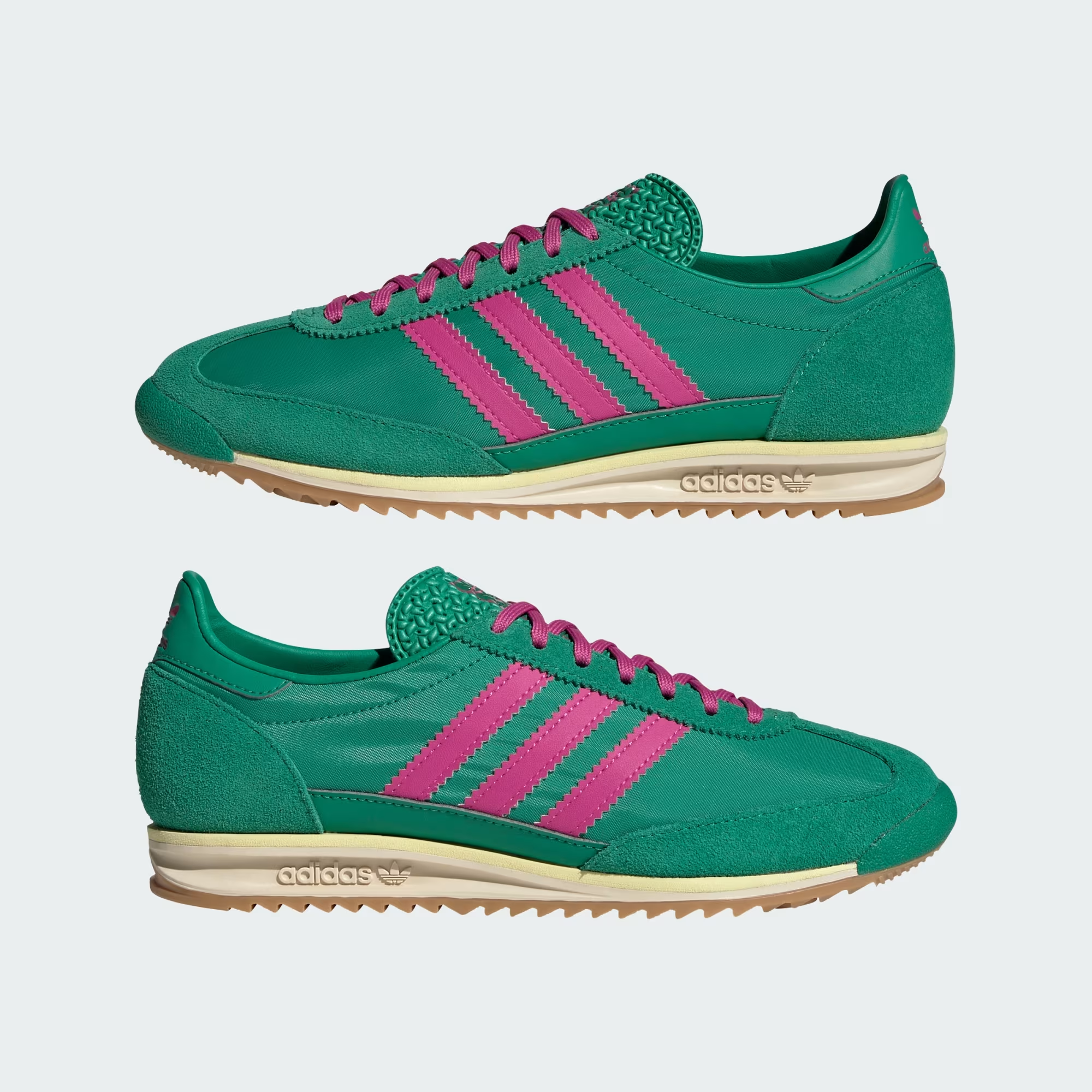 Zapatillas SL 72 OG Mujer Semi Court Green/Court Green/Semi Lucid Fuchsia