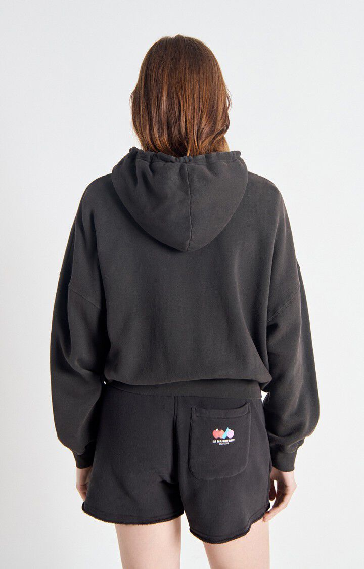 Maglia Izubird Zip Donna Reglisse