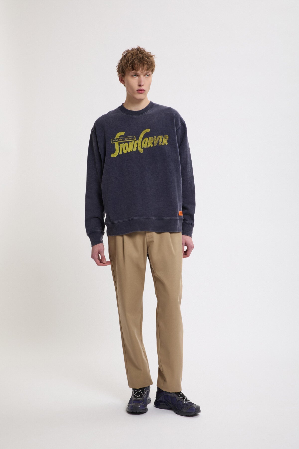 Maglia Stone Carver Uomo Blu Navy